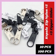 [10 pcs 100pcs] #5 Zipper Head Metal @Zip Kepala Metal