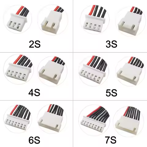 JST-XH2.54 Aircraft model lithium battery Balanced charging plug 2S 3S 4S 5S 6S 7S 8S Charging exten