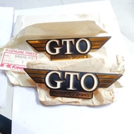 Kawasaki GTO Original Emblem Nos Made in japan 2pcs CT6H