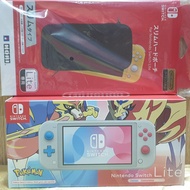 Nintendo switch Lite pokemon sword shield limited edition with hori soft pouch bundle