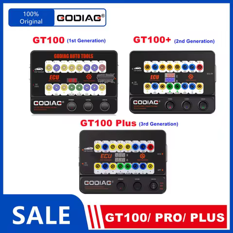 GODIAG GT100PLUS GPT ENET DOIP 24V-12V AUTO TOOLS OBD II Break Out Box ECU Connector
