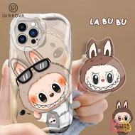 Case OPPO A79 5G A38 A18 A57 A58 A98 A78 A17K A55 A54 A16 A15 A77 A74 A93 A92 A12 A3S A5 A7 A5S A15S A31 A53 A76 Cute labubu shockproof TPU mobile phone case