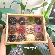 Donut Box Free Wooden Donut Box Stand Donut Container