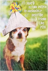 Greeting Card It's Hard To Find Words To Adequately Describe A Friend Like You - Friendship with Chi