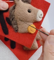 2026 馬年 春聯 羊毛氈 DIY材料包 滿額送德國針氈工具