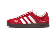 Custom Adidas Vl Court Classic Strawberry Jelly Abrasion Resistant Slip Resistant Low top German Arm