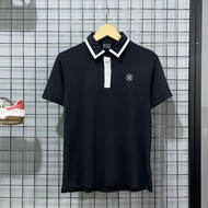 G/FORE Women Golf Poloshirt in Black Women's Golf Collar T-Shirt G/Fore