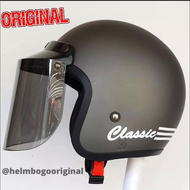 TERMURAH!! Helm Bogo Classik SNI Original Helm Bogo Retro Cewek Cowok Dewasa Keren Helm Full Leher Premium Helm Montor Helm Bogo Full Face Helm Classik Vespa Helm Dewasa Bukan Helm Anak