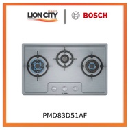 Bosch PMD83D51AF Series 4 Gas hob Stainless steel
