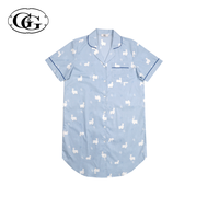 G&G ชุดนอน เดรสกระโปรง ผ้าคอตตอน Alpaca Collection EN6C004