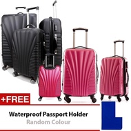 Shell Design Hard Case Luggage Set of 3