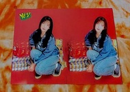 YES咭系列：1.劉德華。SUPER YES閃咭。共兩張。2.周慧敏。中型閃中閃咭。共一張。3.郭富城。中型閃中閃咭。共一張。4.彭羚。黎姿。蘇有朋。3D咭。共三張。5.周慧敏。3D咭。共一張。