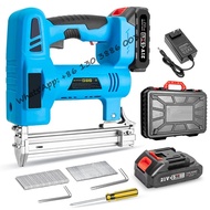 New Origina 21V Brushless Electric Staple Gun Cordless Brad Shooting Nail Guns Nailing Machine Porta