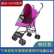 Lightweight Folding Pet Trolley Puppy Dog Cat Teddy Stroller Stroller Cage Four-Wheel out Car Dog Walking Car EZZM