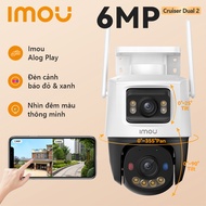Imou Camera Wifi ngoài trời 2 mắt Imou Cruiser Dual 2  I 6MP/10MP I IPC-S7XEP-10M0WED  I Đèn cảnh bá