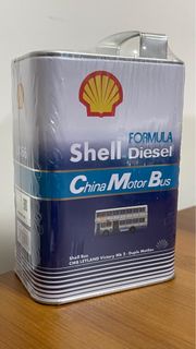 全新 Tiny微影 1:110 CMB 中巴勝利二型 LV166 連Shell油罐造型鐵盒 （路線：170）