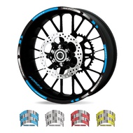 Motorcycle Accessories Reflective  Wheel Sticker Hub Decals Rim Stripe Tape Kit For Honda Forza 125 