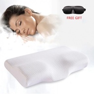 50*30CM Memory Foam Bed Pillow Butterfly Shaped Cervical Pillow Contoured Wedge Bedding Pillows for