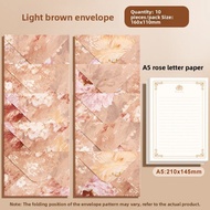 YIMUXINXUAN | Romantic & Stylish Letter Paper & Envelope Set A5 Size