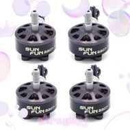 4pcs SUN FUN 2207 1750KV 2450KV 2750KV Brushless Motor FPV Racing CW Thread for RC Drone Quadcopter 