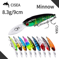 CISEA F10 9cm / 8.3g Floating Minnow Lure - Equipped with Sharp #6 Hooks for Solid Hooksets | Ideal 