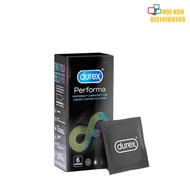 Durex Performa with Grith Close-fit Condoms 6pc Kondom Tahan Lama Extra Time Delay Prolong