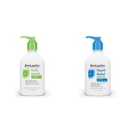 AmLactin Daily Moisturizing Lotion for Dry Skin (7.9 oz) and AmLactin Intensive Healing Body Lotion 