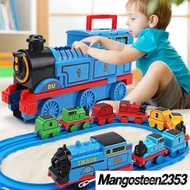 [Fun] Ready Stock Simulation Electric Train Locomotive Set Large Track Slide Children's Toys  MBOZ m