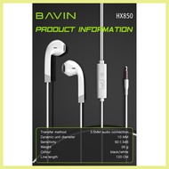 ➻ ♡ ➹ Bavin Music universal earphones With Microphone headset 3d Stereo sound HX850