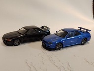 1/43 ebbro Nissan skyline R34 + norev R32 diecast 1:43