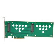 banapoy U.2 Nvme SSD PCIE Adapter Card, 40Gbps High Speed U.2 to PCIe NVMe Card, U.2 2 Dual Drive U.