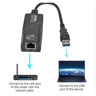 Mini USB 3.0 Gigabit Ethernet Adapter USB to RJ45 Lan Network Card for PC