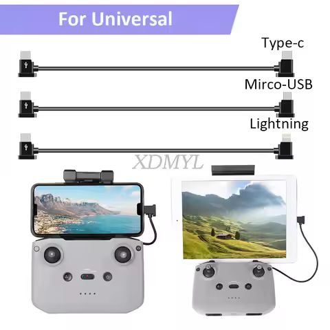 Remote Control Cable For DJI Mini 5 Pro/Neo/FPV/Avata 2/Mini 4 Pro/4K/Flip/Air 3S TYPE-C To Micro-US