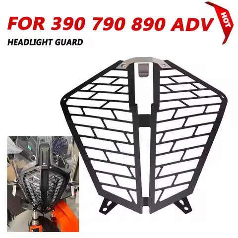 For KTM 390 790 890 ADVENTURE R S 390ADV 790ADV 890ADV Motorcycle Headlight Guard Head Light Protect