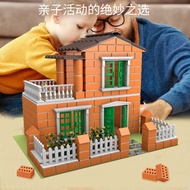 Mini House Building Kit for Kids Age 8+ - Block Building Toys with Real Mini Bricks, STEM Creative G