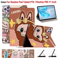For Realme Pad Tablet P70 High Quality PU Leather Stand Flip Cover For Realme P60 11 inch Fashion Ra
