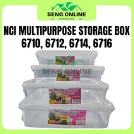 NCI Multi-Purpose Rectangular Food Containers / Bekas Makanan NCI 6710, 6712, 6714, 6716