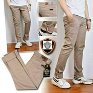 MEN'S CHINO PANTS Slim fit Long Men's Work Office Casual Vacation Guys Original Fifteen Denim