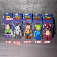 隱藏 全新未開袋 Bearbrick 100% Toy Story  Woody Buzz Alien Lotso 胡迪 三眼仔 勞蘇 巴斯光年 翠絲 紅心 反斗奇兵 黑白 動畫 盲盒 Be@rbri