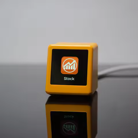 NEW GeekMagic PRO BitCoin Stock Price Tracker Ticker Cryptocurrency in Real Time On Desktop Gadget B