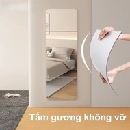 Shatterproof Full Body Mirror for Wall/Wardrobe - Square [Size, 30x30cm] - 100% compensation if brok