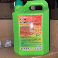 Diệt cỏ dại hiệu KHAI HOANG Q7 Can 5 Lít của BMC diệt hầu hết các loại cỏ dại ở vườn cây cỏ bờ