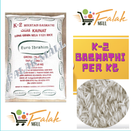 Euro Ibrahim Rice Kainat Basmathi Long Grain 1kg / Beras K2 Kainat Mountain Basmathi Sella 1121