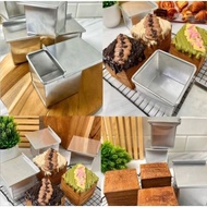 Cube bread pan / mini bread mold / cube loaf pan 12x12x12 cm