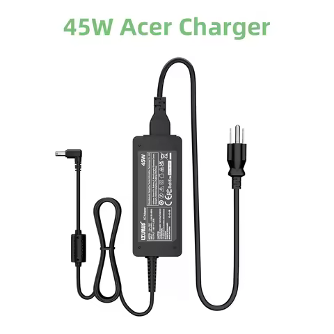 45W AC Adapter For Acer laptop Charger 19V 2.37A 3.0x1.1mm Compatible With Acer Chromebook Aspire Sw