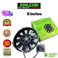 ASHLEIGH Aux Fan 8" Universal High Speed Heavy Duty Car Aircon Radiator