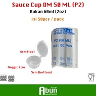 TERLARIS Sauce Cup DM 60ml (2oz) Pack 50pcs READY