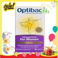 Men vi sinh Optibac tím Probiotics For Women cho phụ nữ hỗ trợ phụ khoa lọ 90 viên của Anh