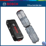 Bosch 77Pcs Accessory Set Screwdriver Bit Woodworking Drill Accessory Set Screws and Wall Plugs Set