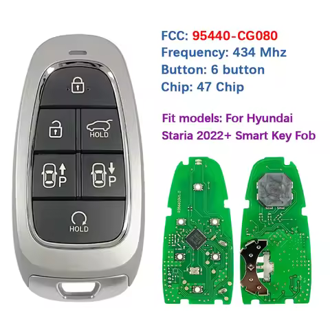 CN020533 Aftermarket Smart Key Fob ID47 Chip 433Mhz FCC TQ8-FOB-4F44 95440-CG080 For Hyundai Staria 
